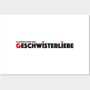 Geschwisterliebe II. Posters and Art